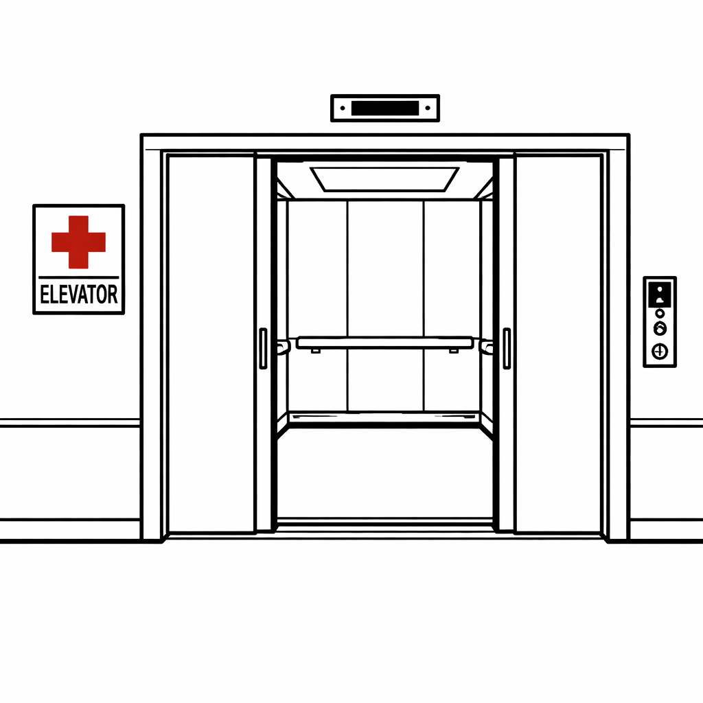 hospital elevator
