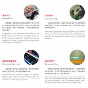 high quality supermarket use vvvf escalator safety moving walk